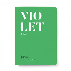 NEZ + LMR The naturals notebook - Violet leaf